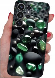 krainaGSM Etui Do Samsung S26 Ultra Wzory | Silikonowe Matt Case + Szkło 9H 4