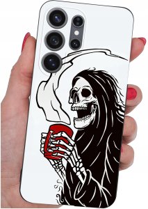 krainaGSM Etui Do Samsung S26 Ultra Wzory | Silikonowe Matt Case + Szkło 9H 4
