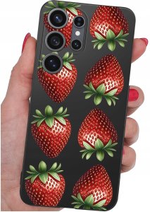 krainaGSM Etui Do Samsung S26 Ultra Wzory | Silikonowe Matt Case + Szkło 9H 4