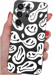 krainaGSM Etui Do Samsung S26 Ultra Wzory | Silikonowe Matt Case + Szkło 9H 4