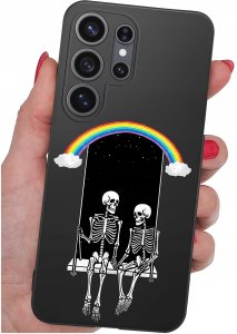krainaGSM Etui Do Samsung S26 Ultra Wzory | Silikonowe Matt Case + Szkło 9H 4