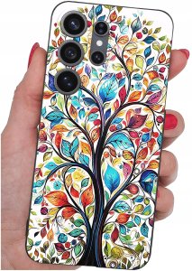 krainaGSM Etui Do Samsung S26 Ultra Wzory | Silikonowe Matt Case + Szkło 9H 4