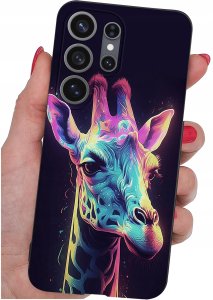 krainaGSM Etui do Samsung S26 Ultra wzory | silikonowe Matt Case + szkło 9H 4