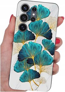 krainaGSM Etui do Samsung S26 Ultra wzory | silikonowe Matt Case + szkło 9H 4