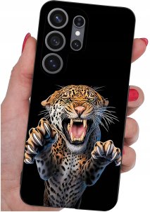 krainaGSM Etui do Samsung S26 Ultra wzory | silikonowe Matt Case + szkło 9H 5