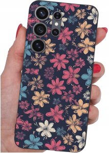 krainaGSM Etui do Samsung S26 Ultra wzory | silikonowe Matt Case + szkło 9H 5