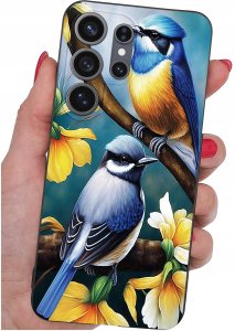 krainaGSM Etui do Samsung S26 Ultra wzory | silikonowe Matt Case + szkło 9H 5