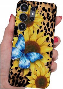 krainaGSM Etui do Samsung S26 Ultra wzory | silikonowe Matt Case + szkło 9H 4