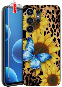 krainaGSM Etui do Samsung S26 Ultra wzory | silikonowe Matt Case + szkło 9H 8
