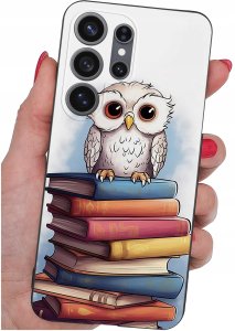 krainaGSM Etui do Samsung S26 Ultra wzory | silikonowe Matt Case + szkło 9H 4
