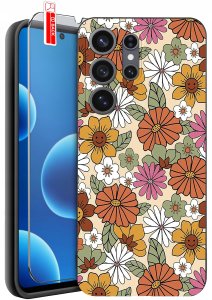 krainaGSM Etui do Samsung S26 Ultra wzory | silikonowe Matt Case + szkło 9H 8
