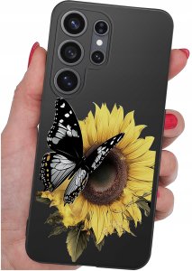 krainaGSM Etui Do Samsung S26 Ultra Wzory | Silikonowe Matt Case + Szkło 9H 4