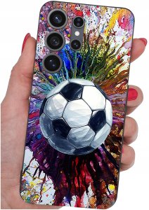 krainaGSM Etui Do Samsung S26 Ultra Wzory | Silikonowe Matt Case + Szkło 9H 4