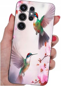 krainaGSM Etui do Samsung S26 Ultra wzory | silikonowe Matt Case + szkło 9H 4