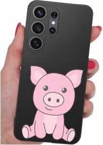 krainaGSM Etui do Samsung S26 Ultra wzory | silikonowe Matt Case + szkło 9H 4