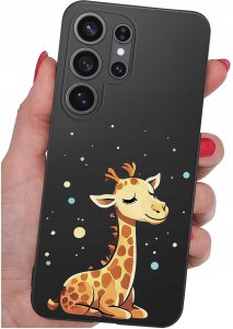 krainaGSM Etui do Samsung S26 Ultra wzory | silikonowe Matt Case + szkło 9H 4