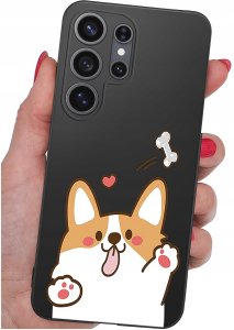 krainaGSM Etui Do Samsung S26 Ultra Wzory | Silikonowe Matt Case + Szkło 9H 4