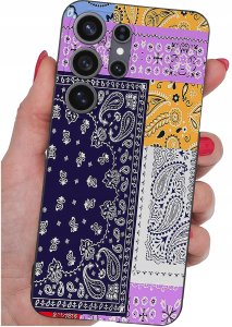 krainaGSM Etui Do Samsung S26 Ultra Wzory | Silikonowe Matt Case + Szkło 9H 4