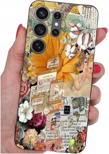 krainaGSM Etui Do Samsung S26 Ultra Wzory | Silikonowe Matt Case + Szkło 9H 4