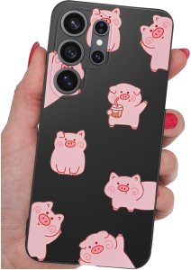 krainaGSM Etui Do Samsung S26 Ultra Wzory | Silikonowe Matt Case + Szkło 9H 4