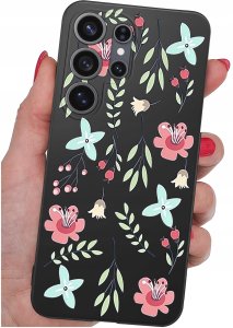 krainaGSM Etui Do Samsung S26 Ultra Wzory | Silikonowe Matt Case + Szkło 9H 4