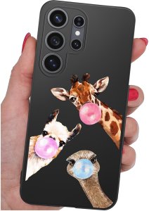 krainaGSM Etui Do Samsung S26 Ultra Wzory | Silikonowe Matt Case + Szkło 9H 4