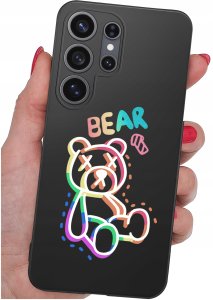 krainaGSM Etui Do Samsung S26 Ultra Wzory | Silikonowe Matt Case + Szkło 9H 4