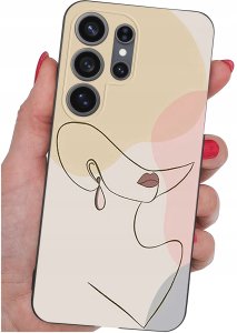 krainaGSM Etui Do Samsung S26 Ultra Wzory | Silikonowe Matt Case + Szkło 9H 4