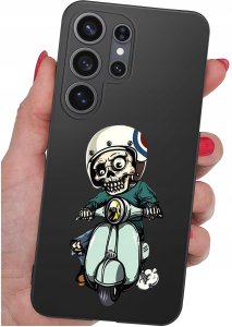 krainaGSM Etui Do Samsung S26 Ultra Wzory | Silikonowe Matt Case + Szkło 9H 4