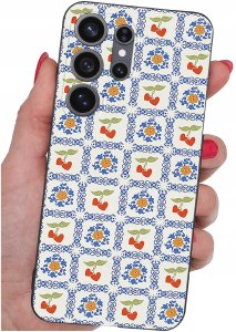krainaGSM Etui Do Samsung S26 Ultra Wzory | Silikonowe Matt Case + Szkło 9H 4