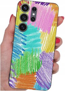 krainaGSM Etui Do Samsung S26 Ultra Wzory | Silikonowe Matt Case + Szkło 9H 4