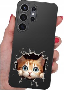 krainaGSM Etui Do Samsung S26 Ultra Wzory | Silikonowe Matt Case + Szkło 9H 4