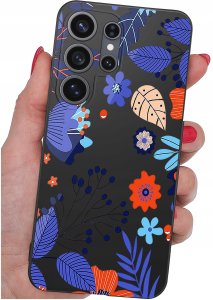 krainaGSM Etui Do Samsung S26 Ultra Wzory | Silikonowe Matt Case + Szkło 9H 4
