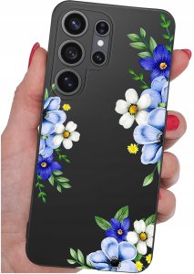 krainaGSM Etui Do Samsung S26 Ultra Wzory | Silikonowe Matt Case + Szkło 9H 4