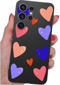 krainaGSM Etui Do Samsung S26 Ultra Wzory | Silikonowe Matt Case + Szkło 9H 4