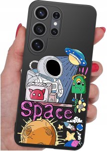 krainaGSM Etui Do Samsung S26 Ultra Wzory | Silikonowe Matt Case + Szkło 9H 4