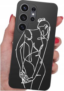 krainaGSM Etui Do Samsung S26 Ultra Wzory | Silikonowe Matt Case + Szkło 9H 4