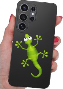 krainaGSM Etui Do Samsung S26 Ultra Wzory | Silikonowe Matt Case + Szkło 9H 4