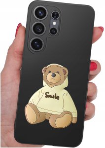 krainaGSM Etui Do Samsung S26 Ultra Wzory | Silikonowe Matt Case + Szkło 9H 4