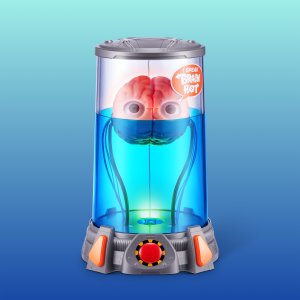 Zuru Interaktywna zabawka Roboalive „Brian the Brain“ (71172Z) 3