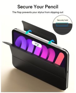 Etui na tablet ESR Rebound Magnetic do Apple iPad Mini 8 2026 Black (ESR1071) 2
