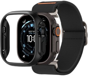 Spigen Etui z paskiem Lite Fit Ultra & Thin Fit do Apple Watch Ultra 1 / 2 / 3 / 4 49 mm Matte Black (SPN17677) 3