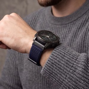 GK PROTECTION Pasek Tech-Protect NylonLoop do Garmin Fenix 5 / 6 / 6 Pro / 7 / 8 / 8 Pro / 9 / 9 Pro 47 mm Navy Blue (THP6144) 4