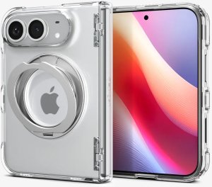 Spigen Etui Ultra Hybrid Pro S Mag MagSafe do Apple iPhone Duo Crystal Clear/white (SPN17673) 2
