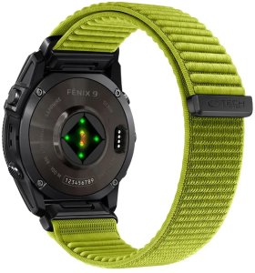 GK PROTECTION Pasek Tech-Protect NylonLoop do Garmin Fenix 5 / 6 / 6 Pro / 7 / 8 / 8 Pro / 9 / 9 Pro 47 mm Electric Lime (THP6135) 2