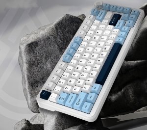 Klawiatura Ajazz Bezprzewodowa klawiatura mechaniczna AK820 MAX PLUS – Daydream Switch – Blue-White-Dark Blue 3-mode RGB (AK820MAX-DD-BWD) 2