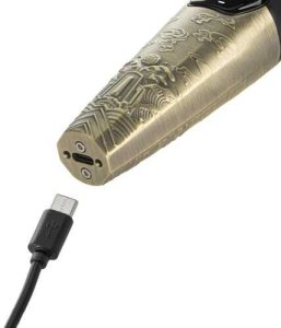 Trymer Adler Trymer do Brody i Wąsów, USB-C, Precyzyjne Konturowanie, 2 Prędkości, 3 Nasadki 1,5/3/4,5 mm, LED, 150 min Pracy, Ostrze ze Stali Nierdzewnej (AD 2968) 11