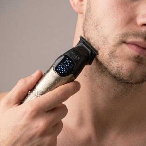 Trymer Adler Trymer do Brody i Wąsów, USB-C, Precyzyjne Konturowanie, 2 Prędkości, 3 Nasadki 1,5/3/4,5 mm, LED, 150 min Pracy, Ostrze ze Stali Nierdzewnej (AD 2968) 20