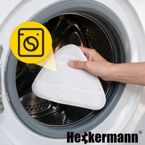 Mop parowy Heckermann Czyścik 3w1 Blanco 1500 Parownica Wielofunkcyjna myjka ręczna 7