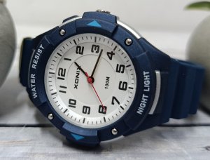 Zegarek Xonix Zegarek CAU-005A młodzieżowy wskazówkowy granatowy 46 mm . 3